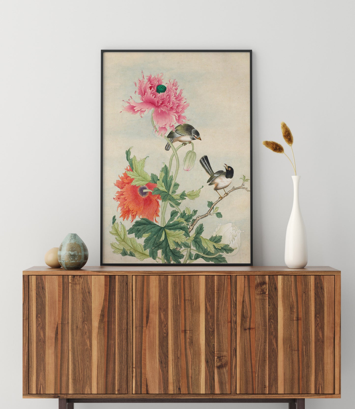 Oiseaux et fleurs