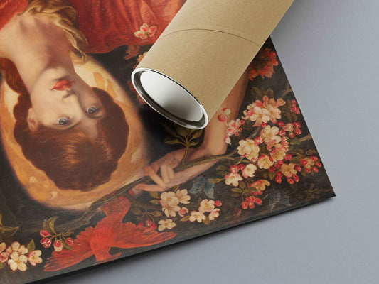 Une vision de fiammetta de Dante Gabriel Rossetti