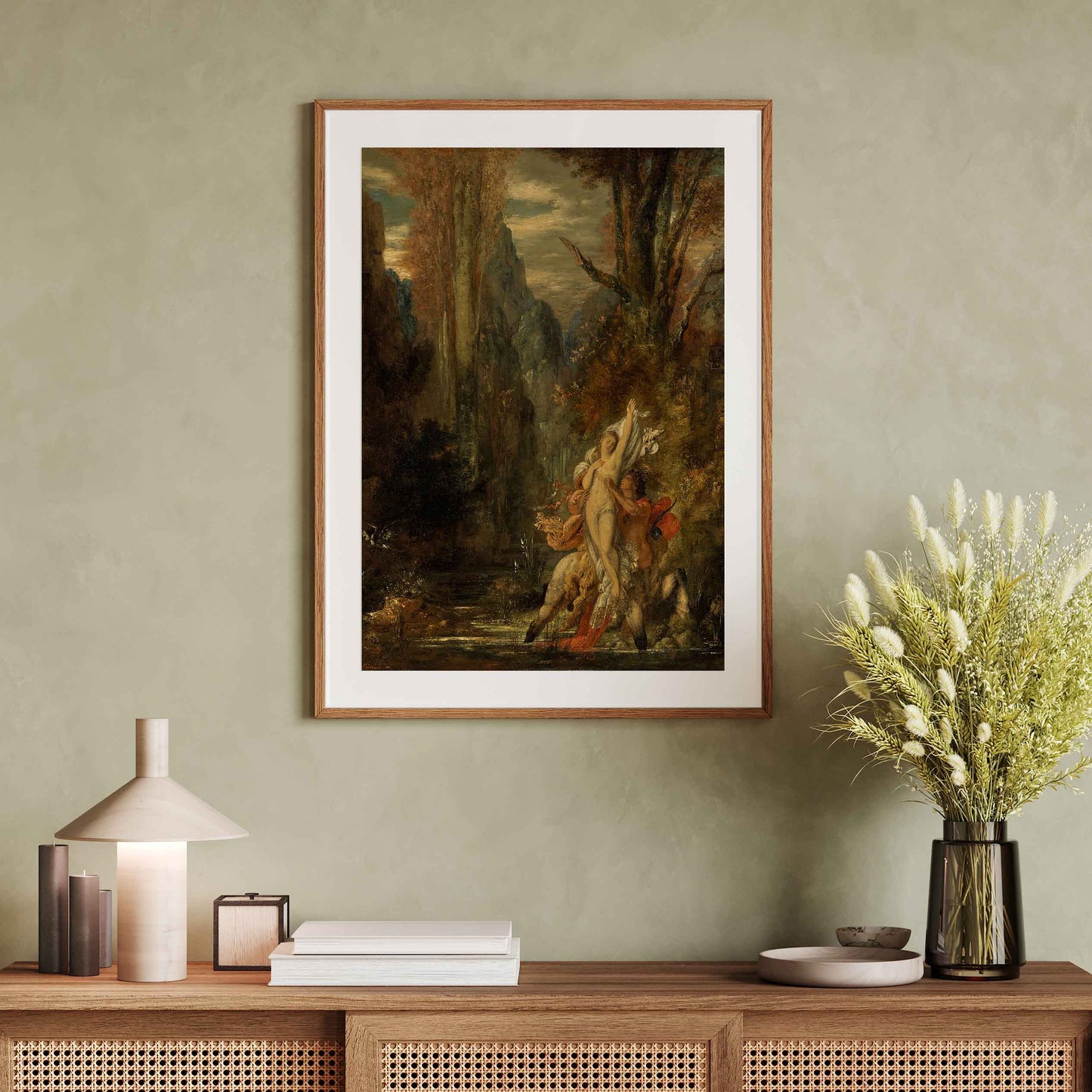 Déjanire enlevée par le centaure Nessus – Reproduction d’art de Gustave Moreau