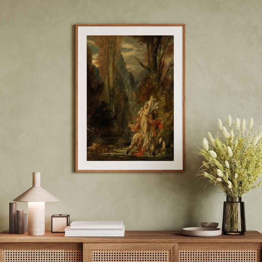 Déjanire enlevée par le centaure Nessus – Reproduction d’art de Gustave Moreau