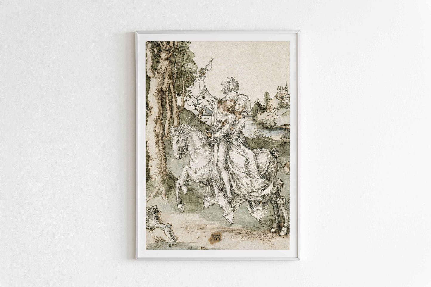 Couple on Horseback – Albrecht Dürer (1496)