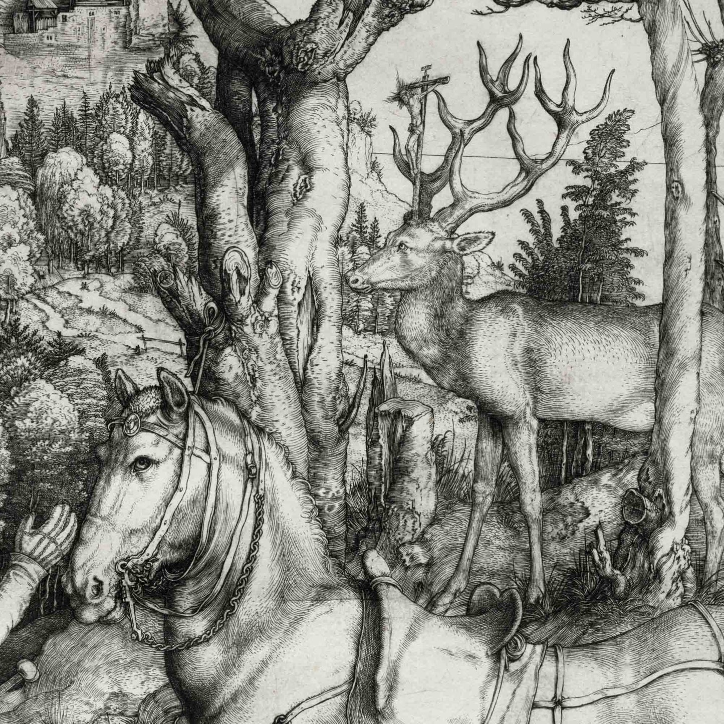 Saint Eustace, Albrecht Dürer (1501)