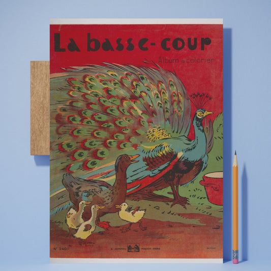 La basse-cour : livre de coloriage imprimable