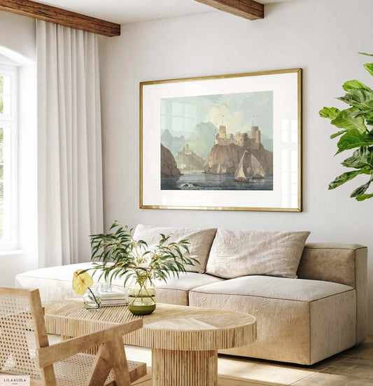 East view of the Al Jalali Fort - Thomas and William Daniell