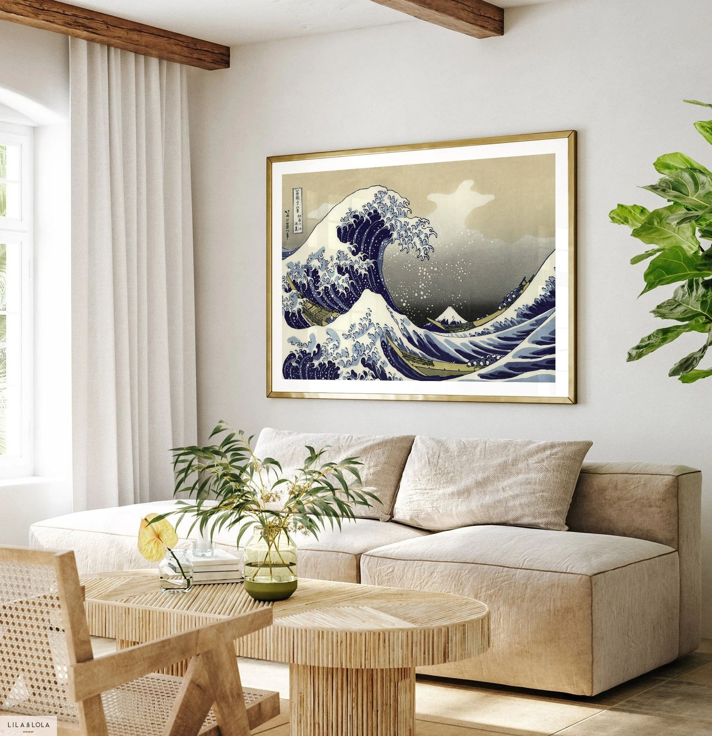 Affiche La Grande Vague de Kanagawa – Hokusai