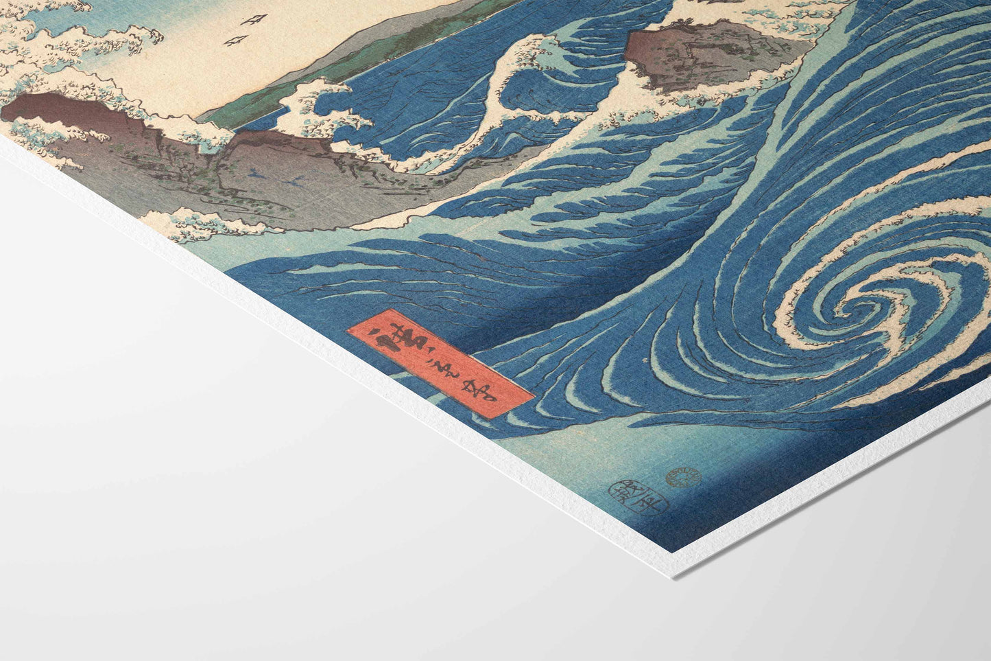 Tourbillons de Naruto, Utagawa Hiroshige