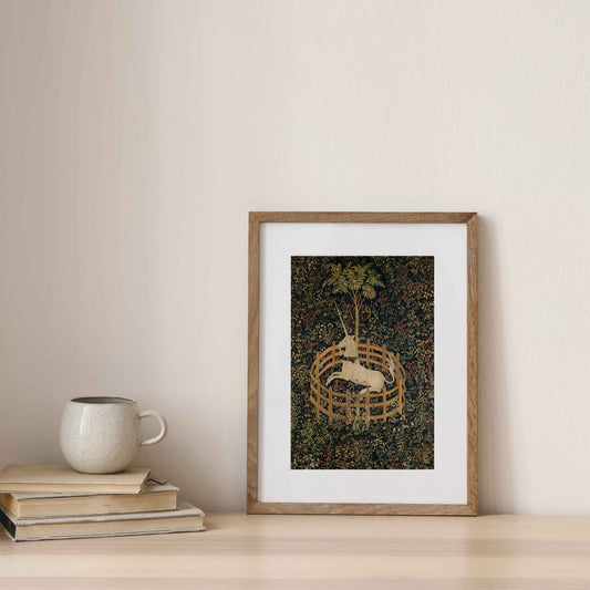 Fine Art Print – The Unicorn in Captivity | Medieval Tapestry