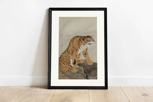 Tigre Japonais - Estampe réaliste de Maruyama Ōkyo, période Edo
