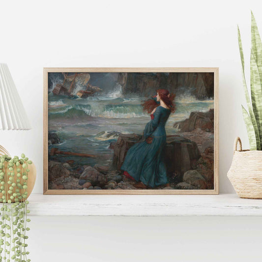 Miranda – The Tempest by John William Waterhouse – Fine Art Reproduction Print