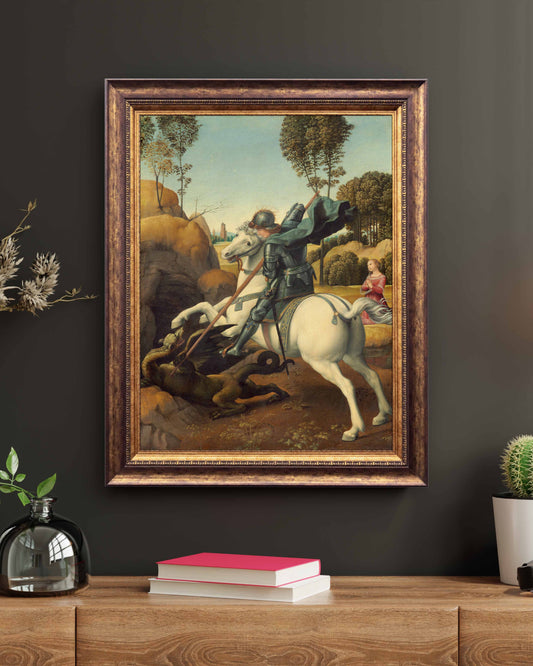 Saint Georges et le dragon – Raphaël | Affiche d’art