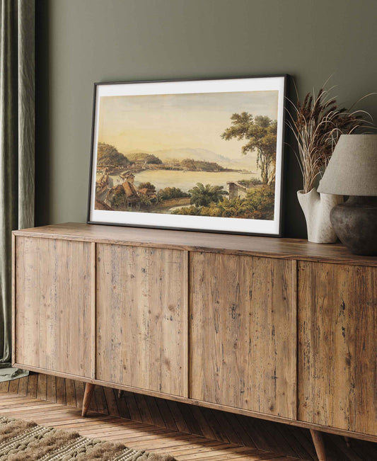 Rio de Janeiro Vintage Travel Poster - Willem Roelofs