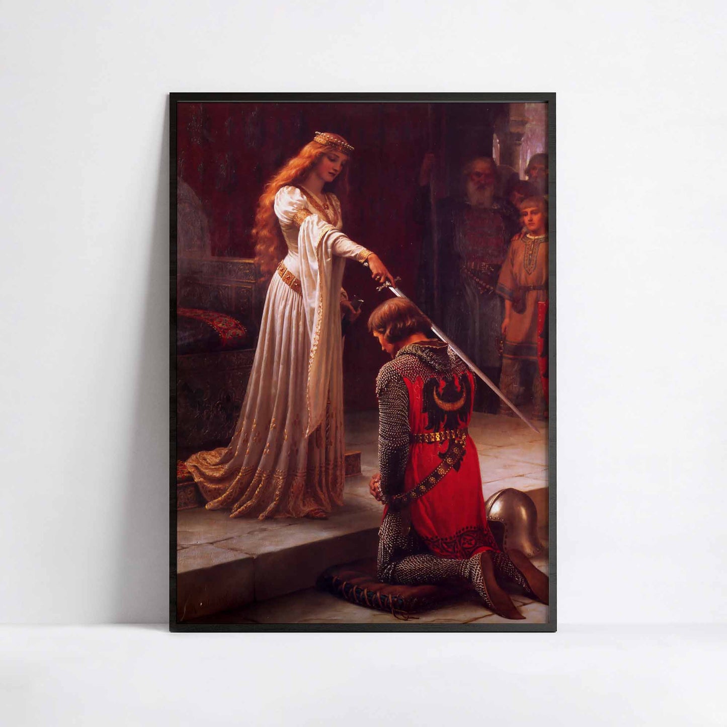 Affiche L’Adoubement – Edmund Blair Leighton (1901) | Knight Art