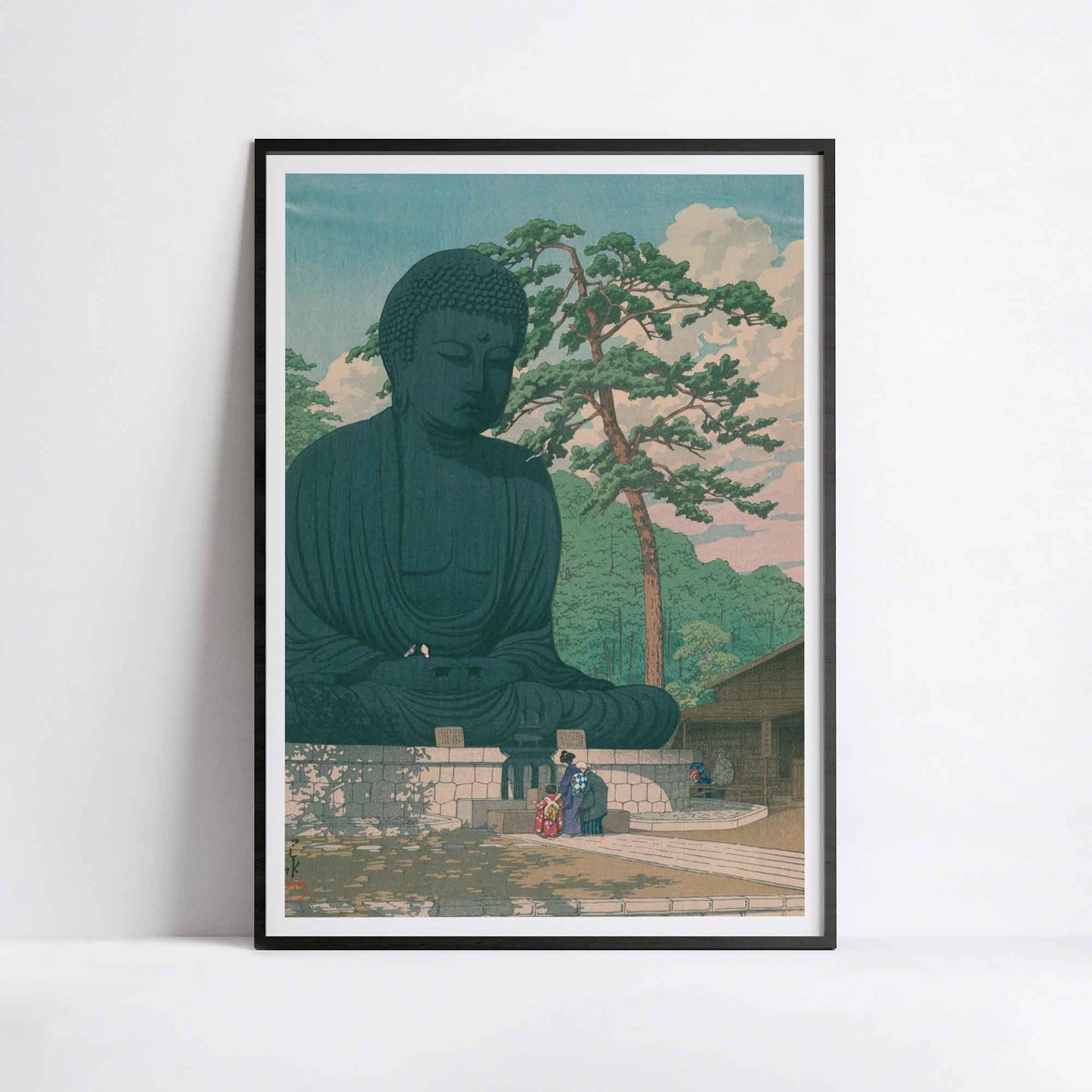 Kawase Hasui - The Great Buddha, Kamakura (1930)