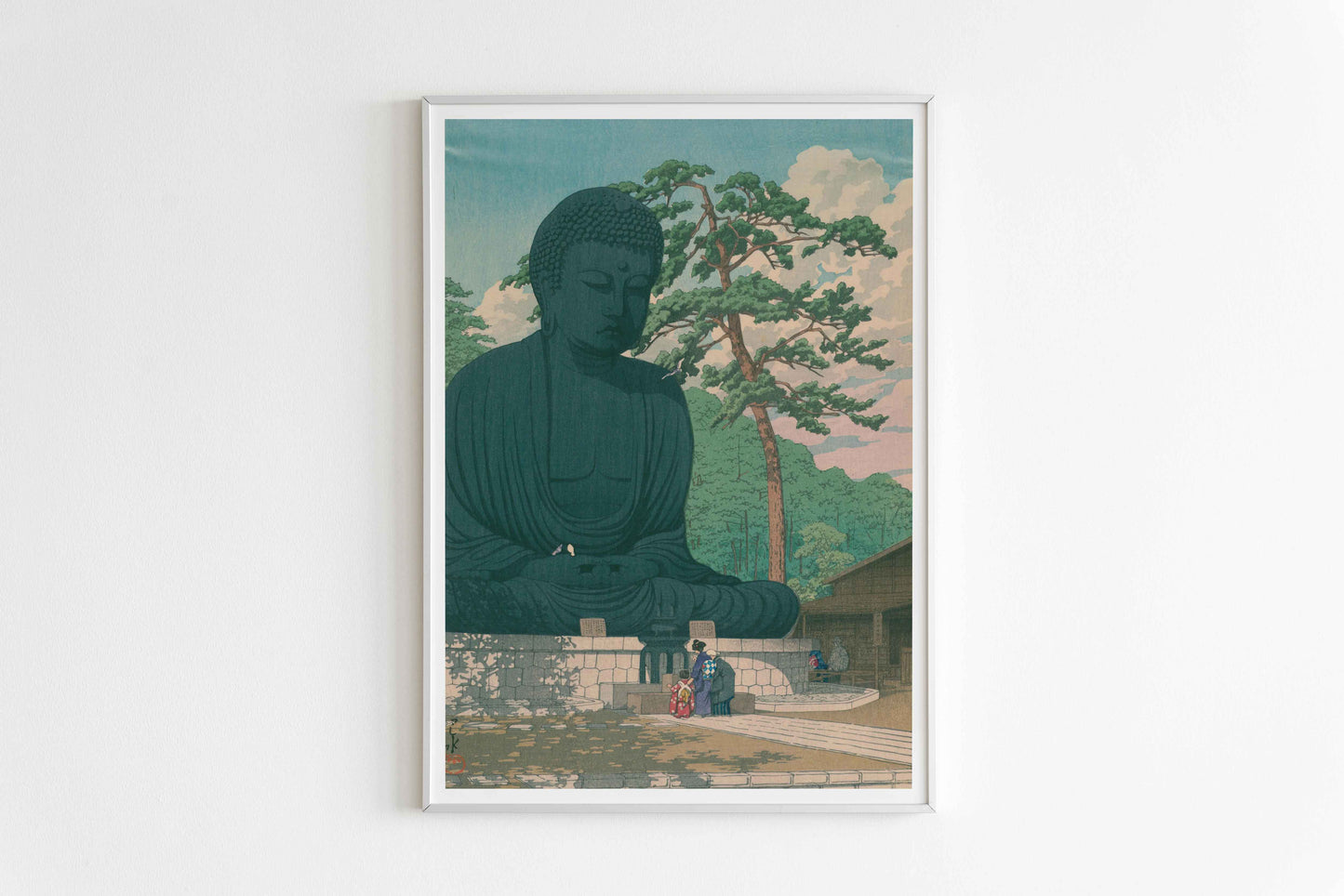 Kawase Hasui - The Great Buddha, Kamakura (1930)