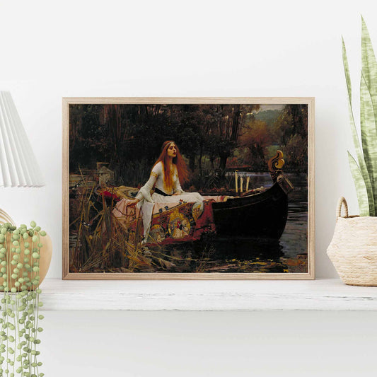 The Lady of Shalott – Art Print after John William Waterhouse (1888)