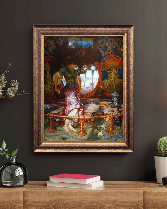 Affiche La Dame de Shalott – William Holman Hunt | Art Préraphaélite