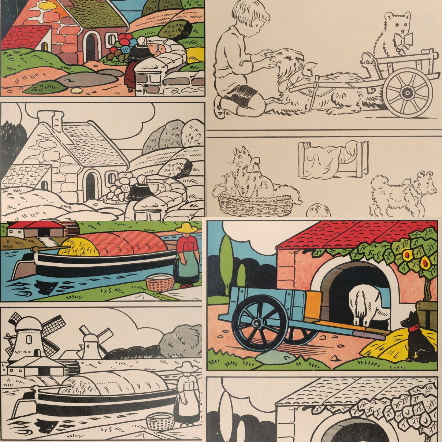 La ferme : livre de coloriage imprimable (édition gratuite)