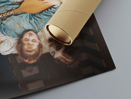 The Music Lesson (1877) – Frederic Leighton Fine Art Print