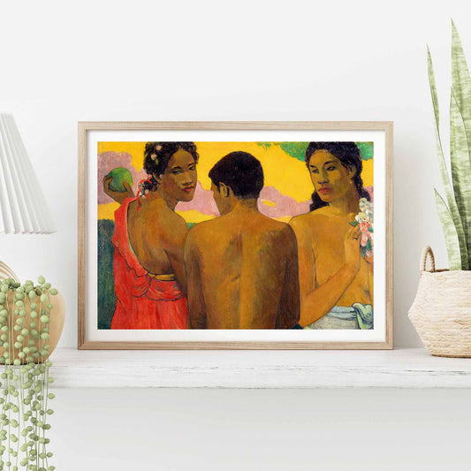 Trois Tahitiens, Paul Gauguin