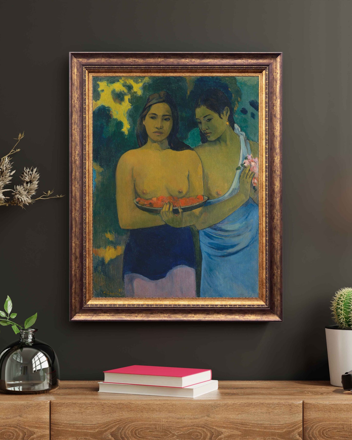 Paul Gauguin Poster - Two Tahitian