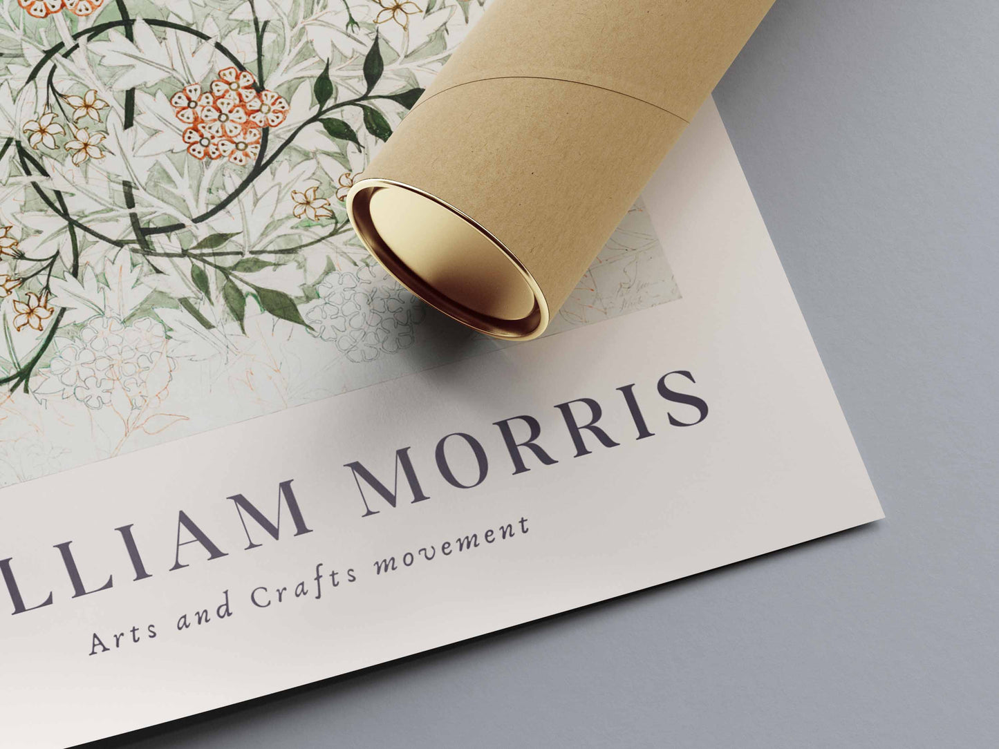 William Morris Poster - Jasmine pattern 2