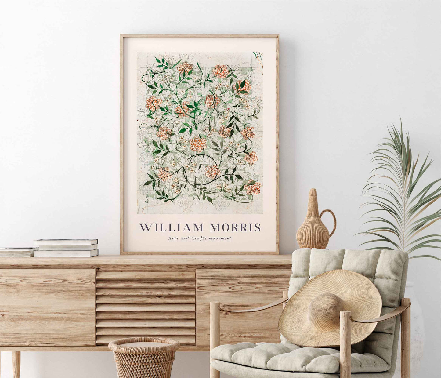 William Morris Poster - Jasmine pattern 2