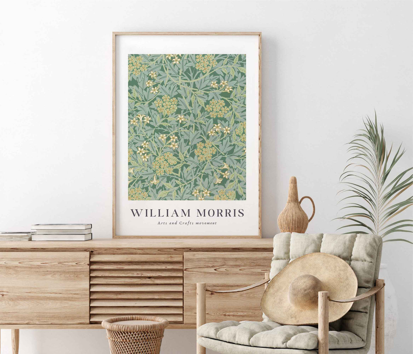 William Morris Poster - Jasmine pattern