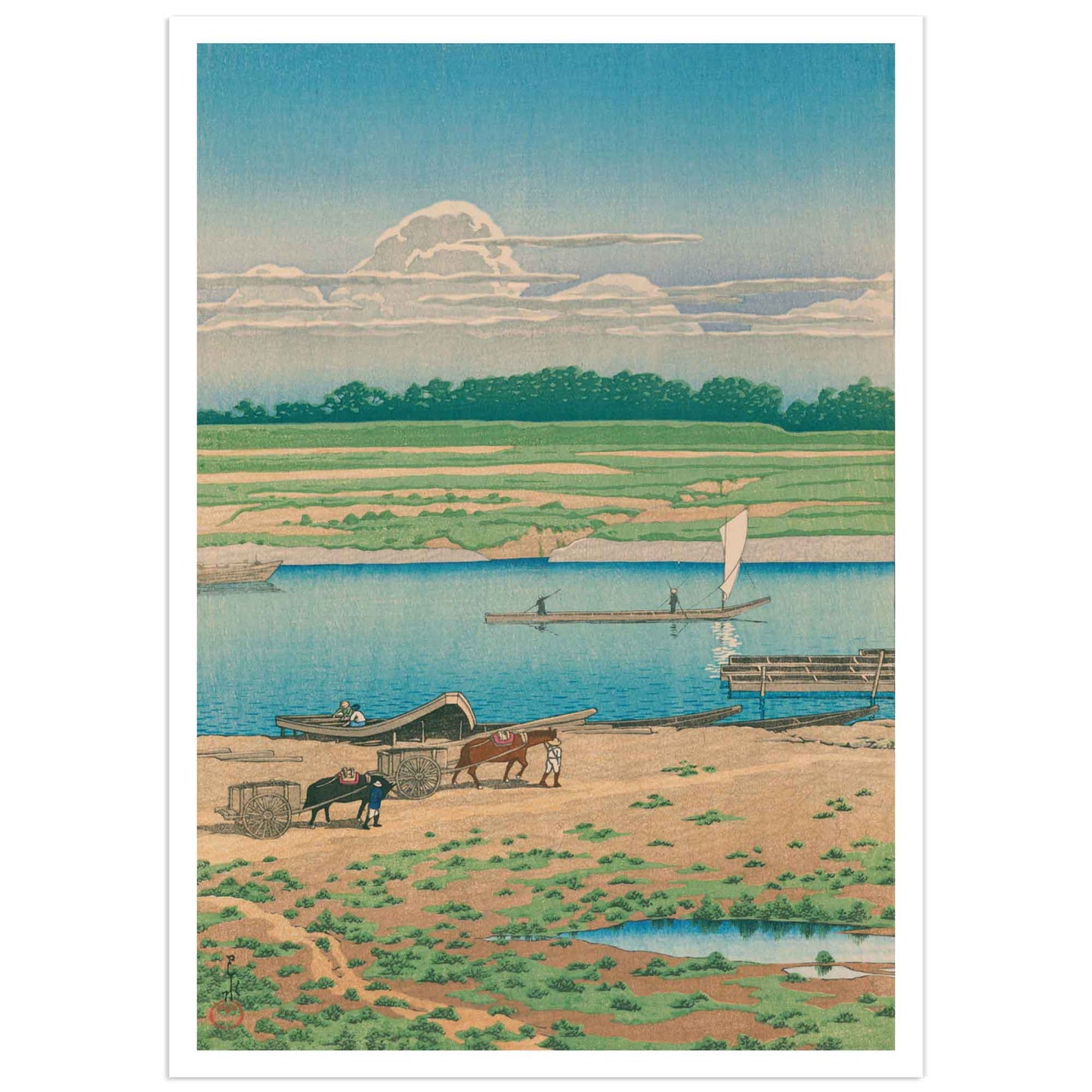Yagushi poster Hasui Kawase | Wallango HD prints