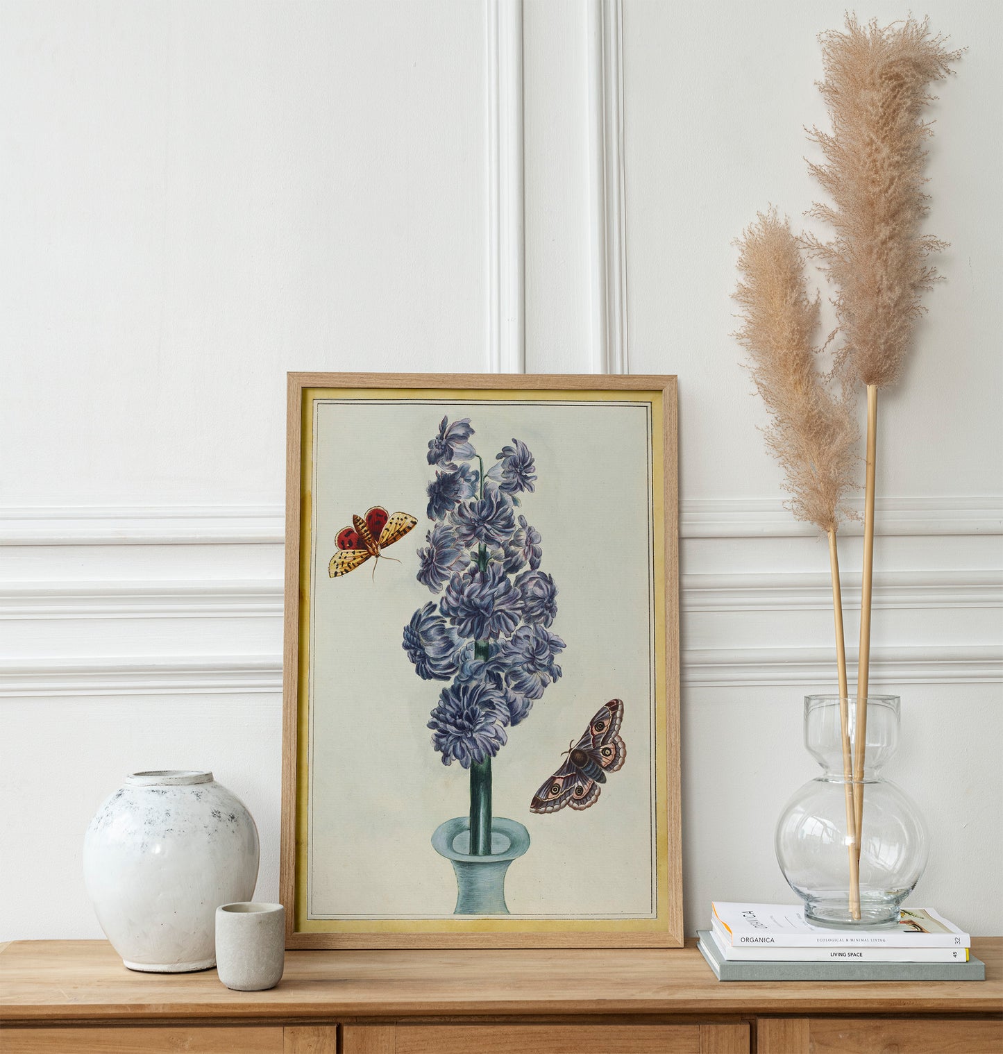 Fleurs aux papillons