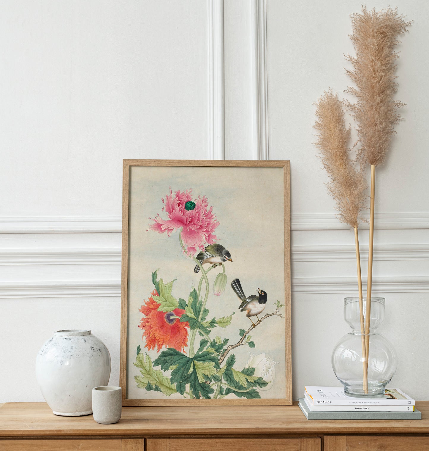 Oiseaux et fleurs