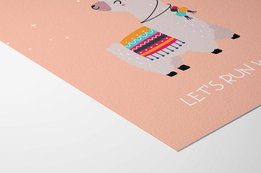 Cute Lama digital download print