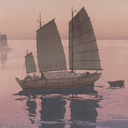 Sailing Boats: Evening (1926) – Hiroshi Yoshida