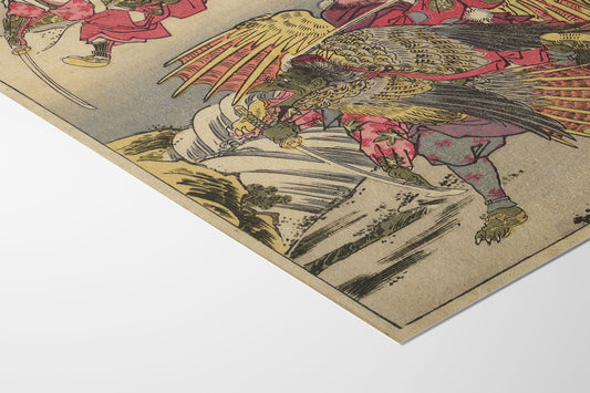 Les tengu du mont Kurama (1787) – Kitao Shigemasa