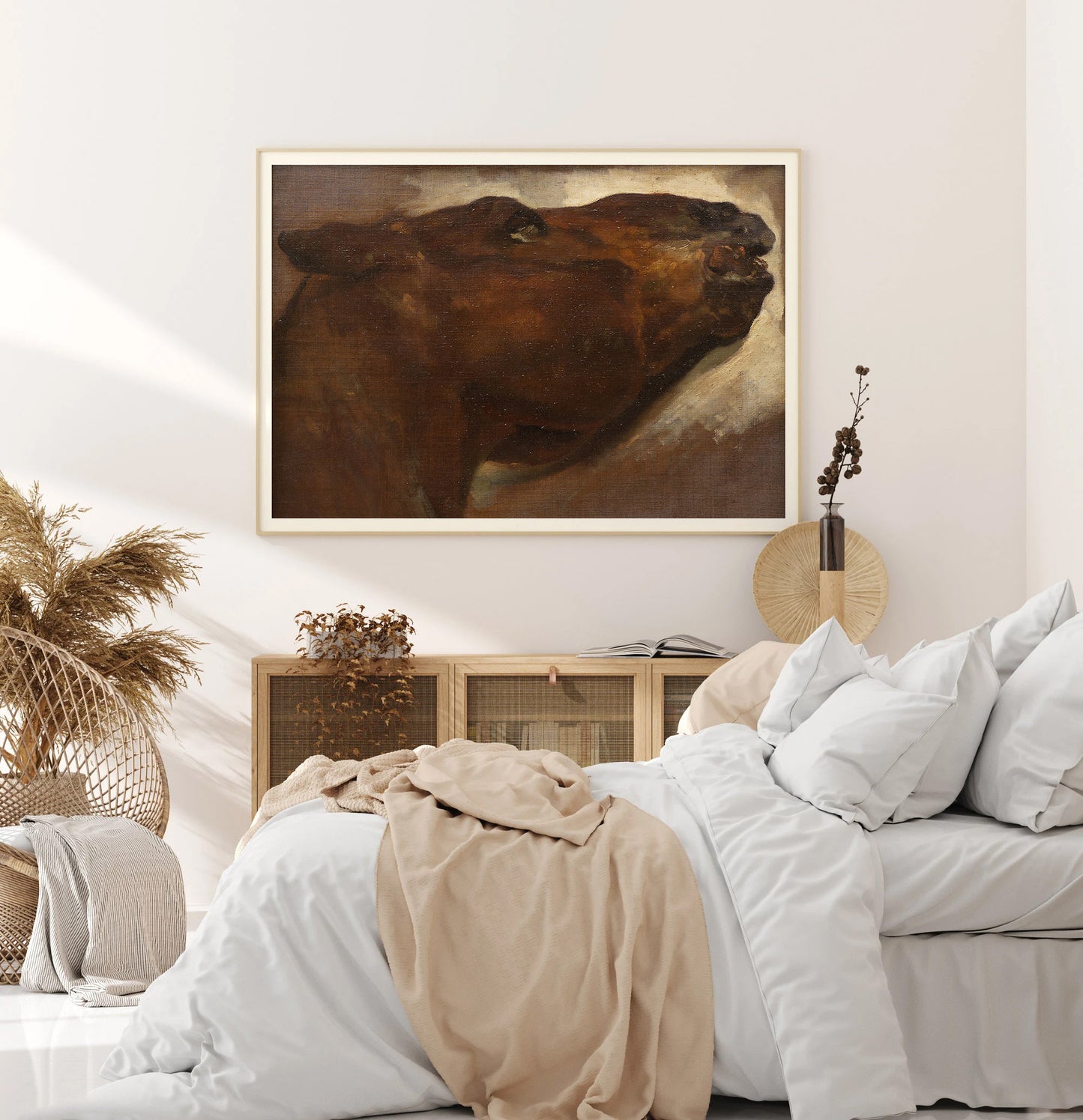 study of a horse, painting by Théodore Géricault
