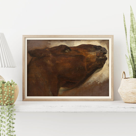 study of a horse, painting by Théodore Géricault