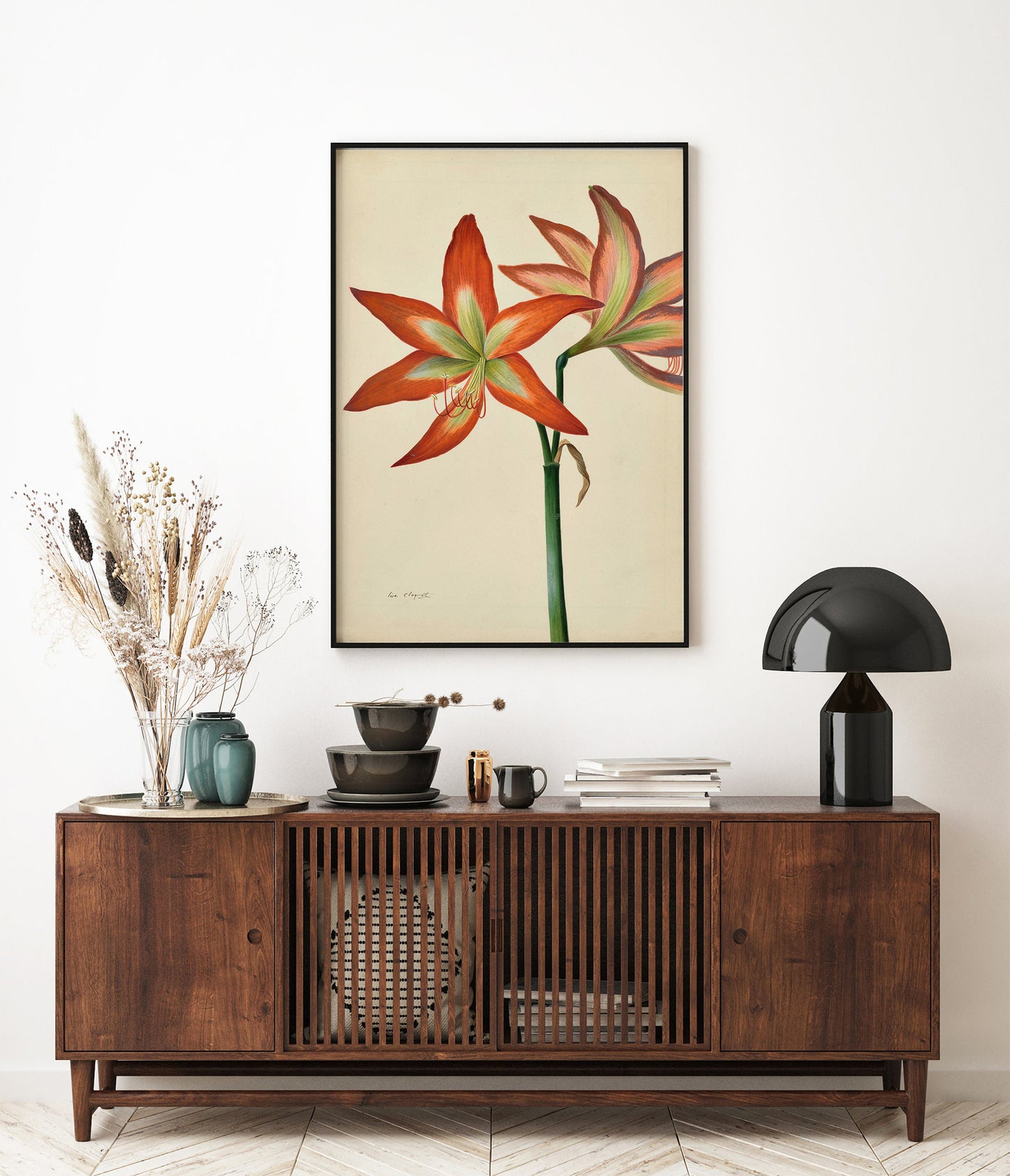 Amaryllis, Naked Lady par Lise Cloquet – Impression d'Art Botanique