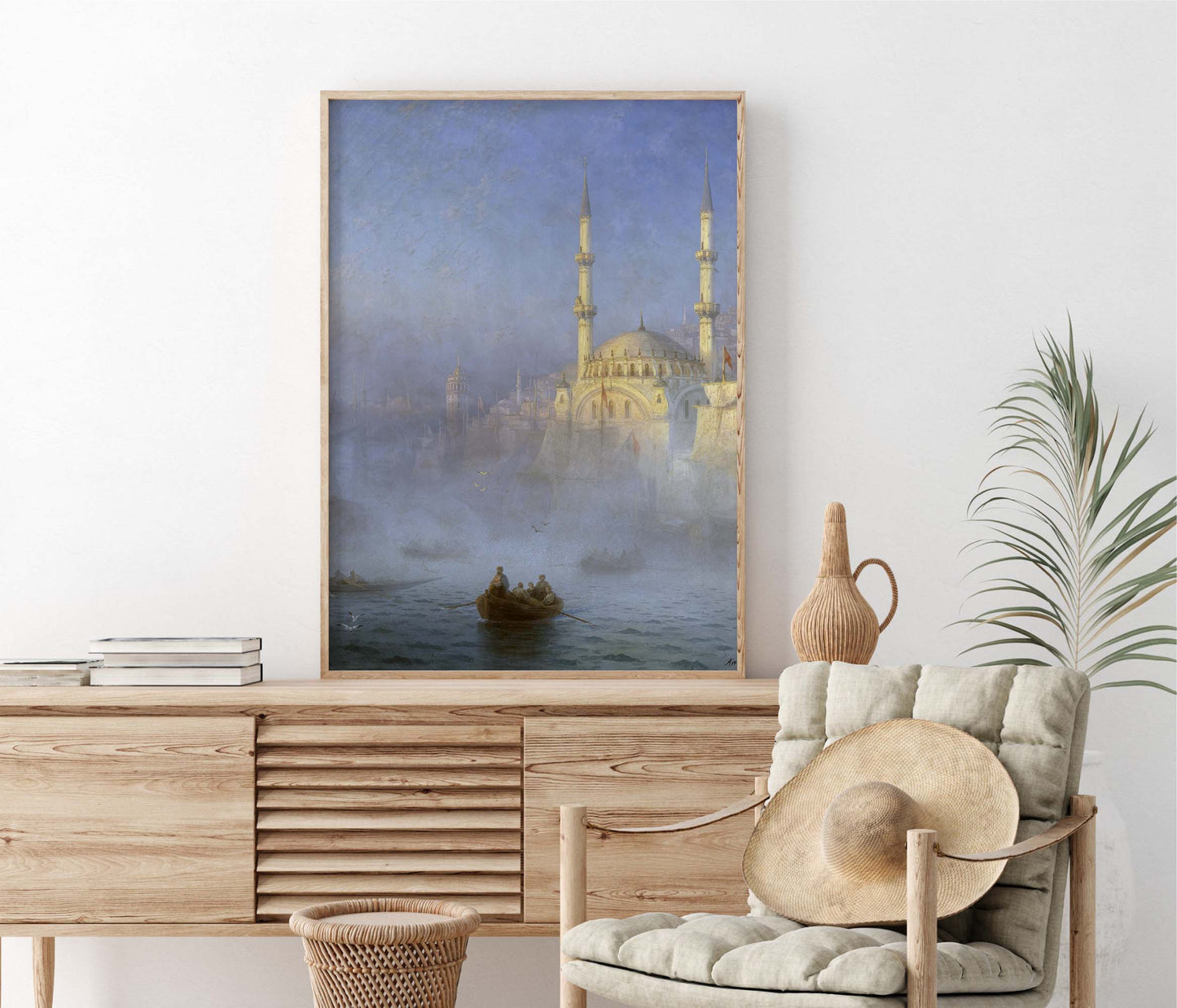 Affiche Ivan Aivazovsky "Top-Kahné, paysage de Constantinople"