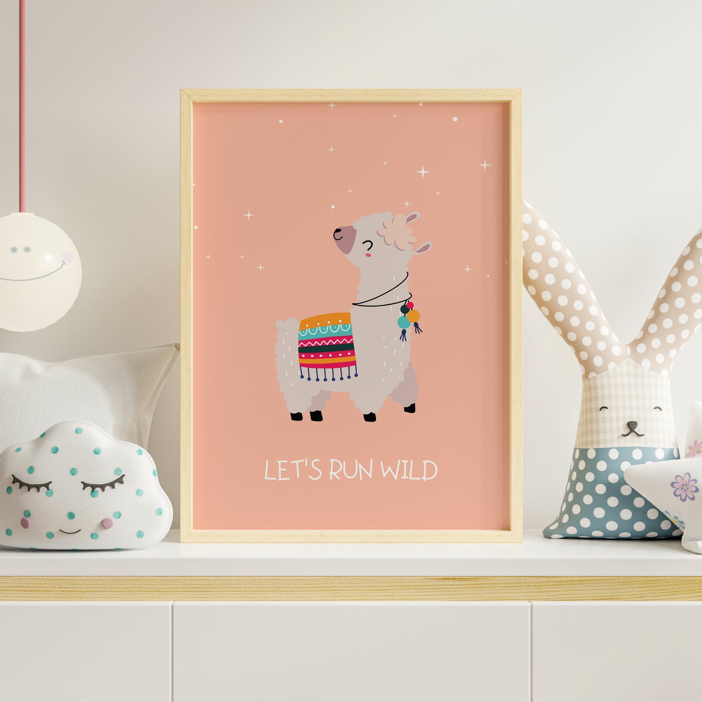 Cute Lama digital download print