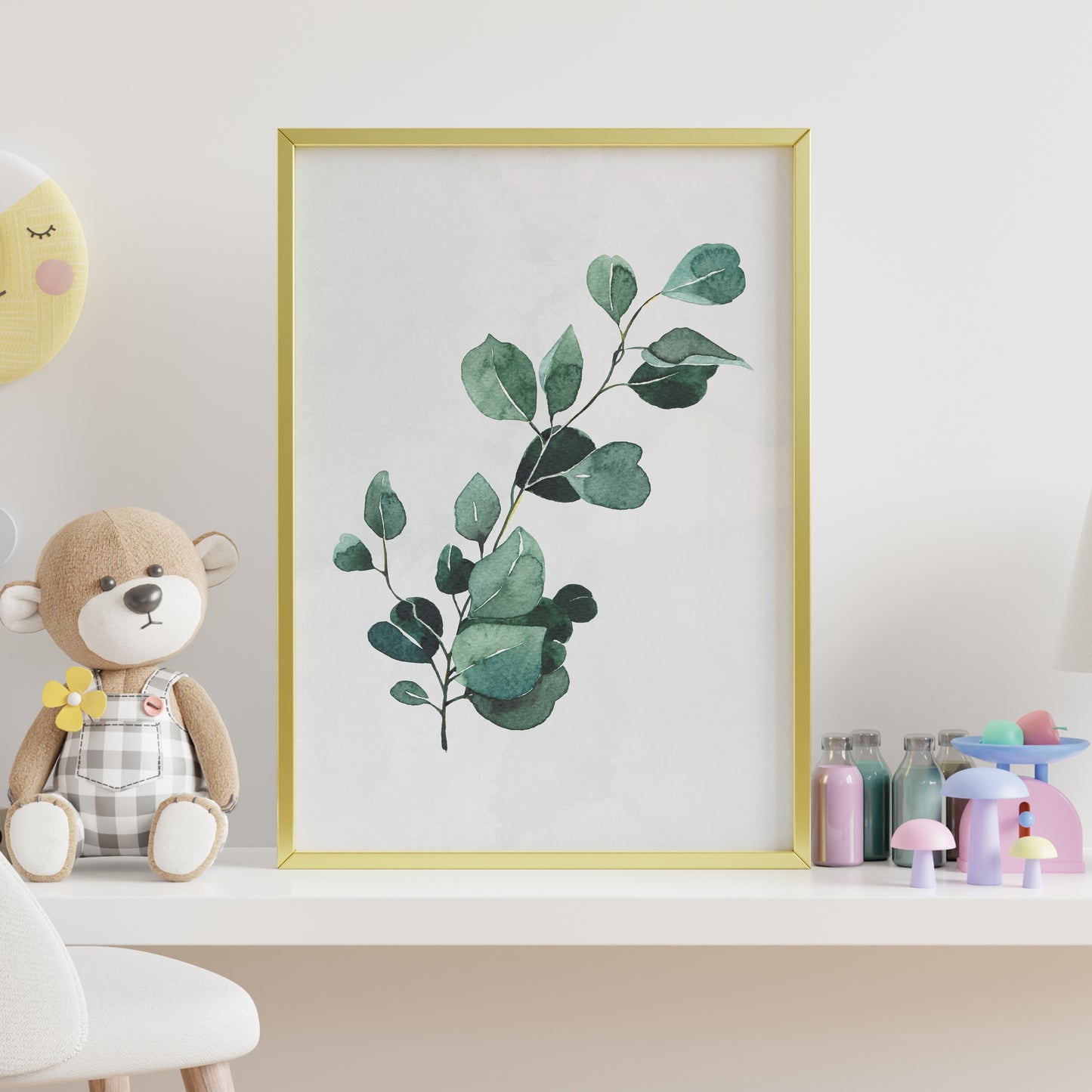 Affiche botanique eucalyptus – Illustration végétale à télécharger