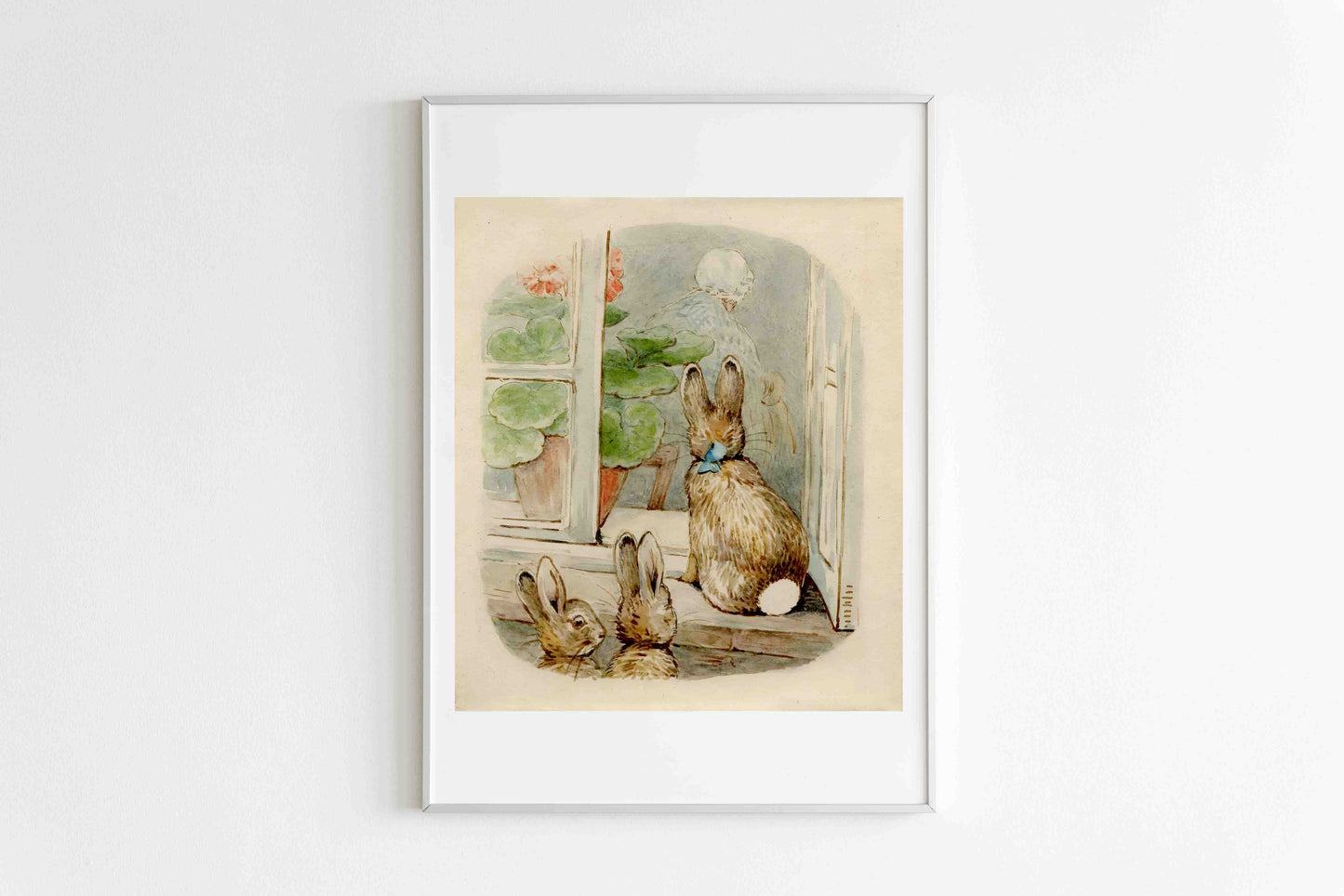Page 77 of The Tale of the Flopsy Bunnies; Beatrix Potter - Framed
