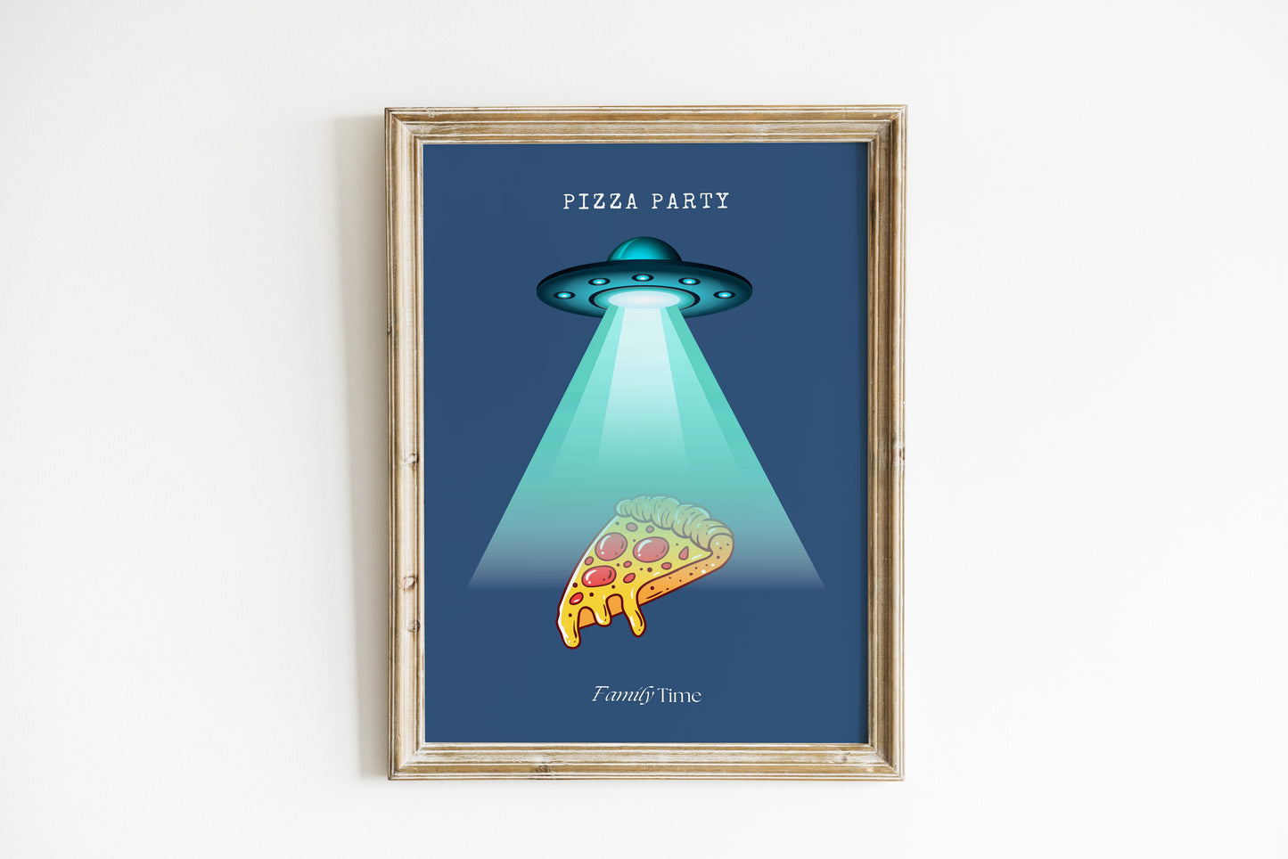 Pizza Party, Kids Room Poster