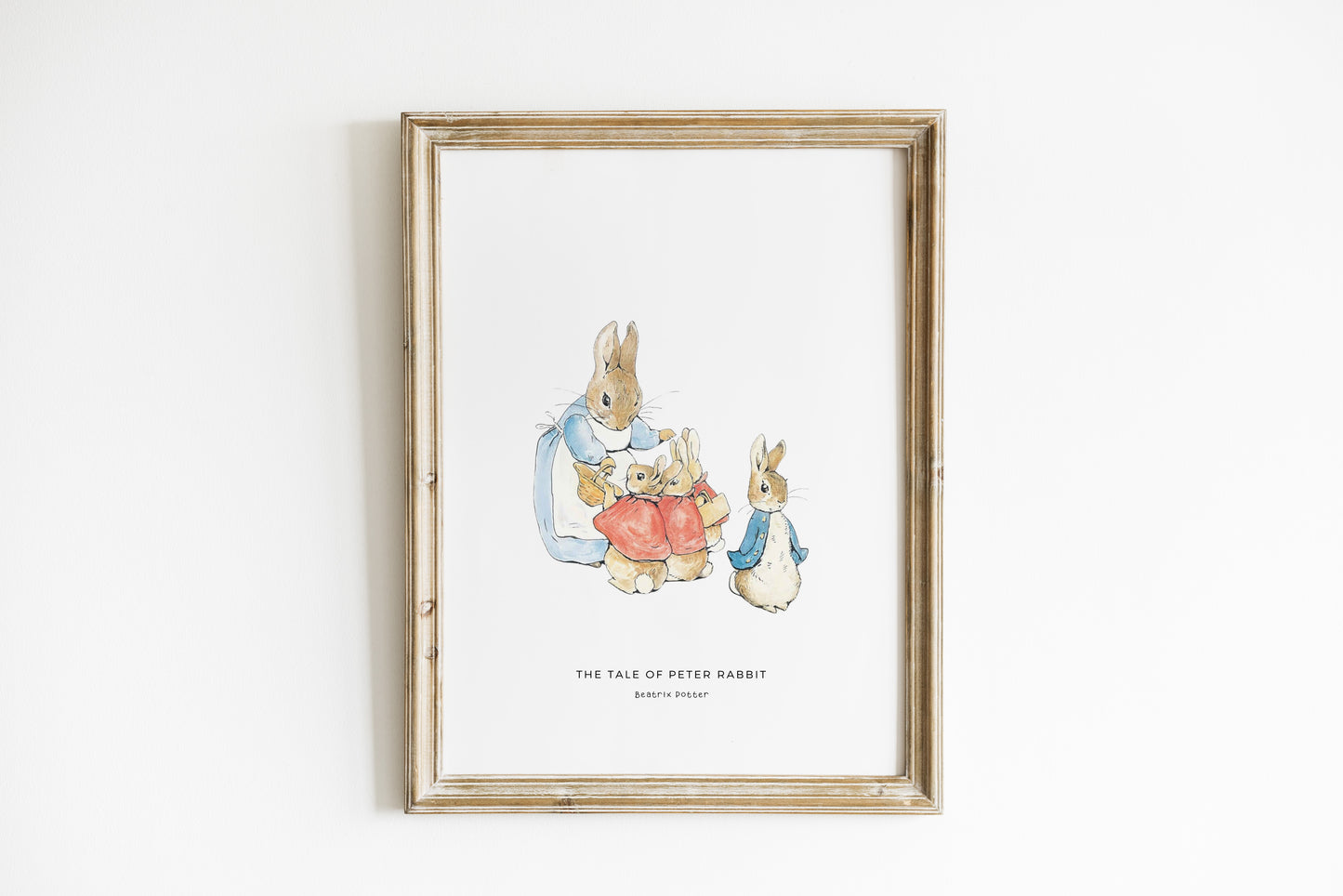 Impression Numérique Peter Rabbit Beatrix Potter - Affiche Chambre d'Enfant Pierre Lapin - Téléchargement Instantané