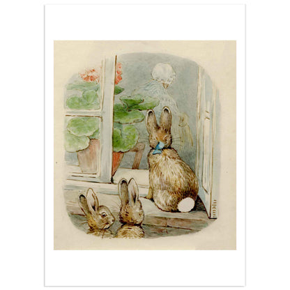 Three rabbits from The Tale of the Flopsy Bunnies, Beatrix Potter