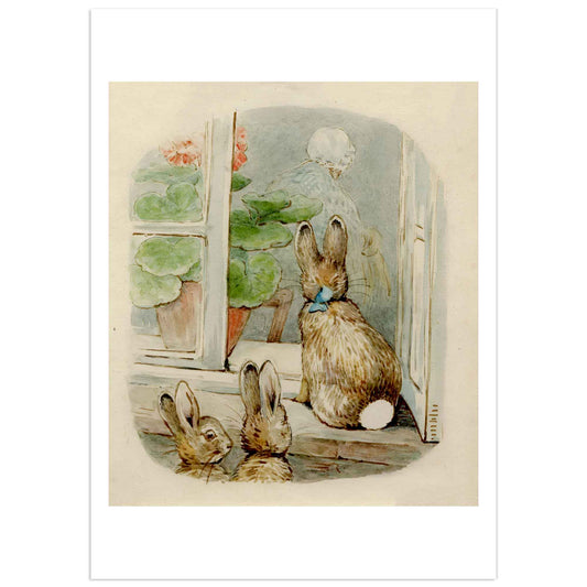 Three rabbits from The Tale of the Flopsy Bunnies, Beatrix Potter