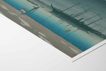 Akashi cho after rain - Kawase Hasui fine art print