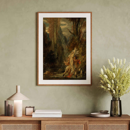 Deianira and Nessus – Gustave Moreau Mythological Painting Print