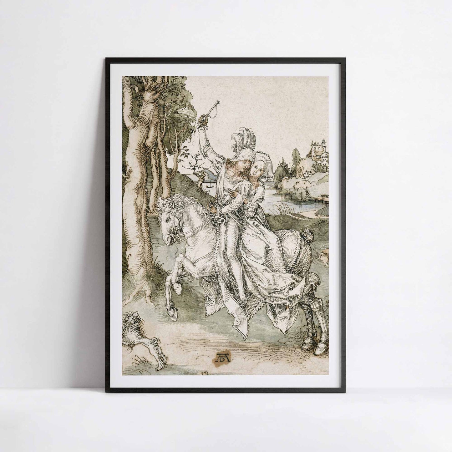 Couple on Horseback – Albrecht Dürer (1496)