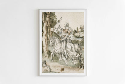 Couple on Horseback – Albrecht Dürer (1496)