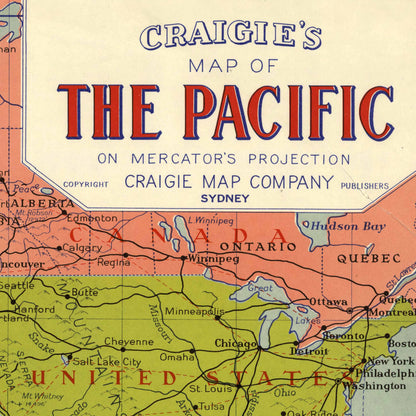 Carte du Pacifique