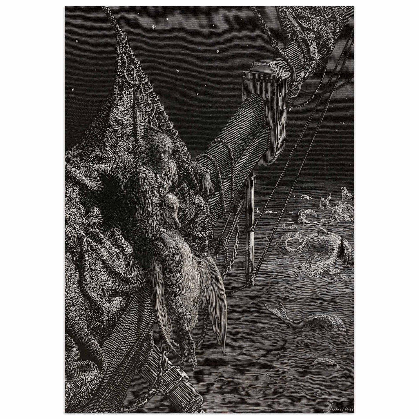 Au-delà de l'ombre du navire, Gustave Doré